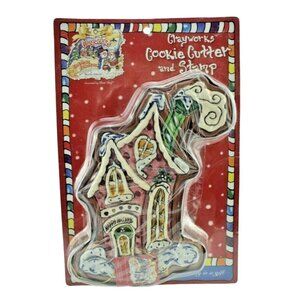 Blue Sky Clayworks 2003 Happy Holidays Gingerbread Cookie Cutter and Stamp Set